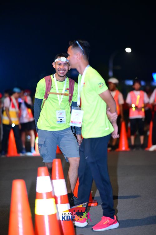 Race photo from CISANGKAN KBP CITY RUN 2025