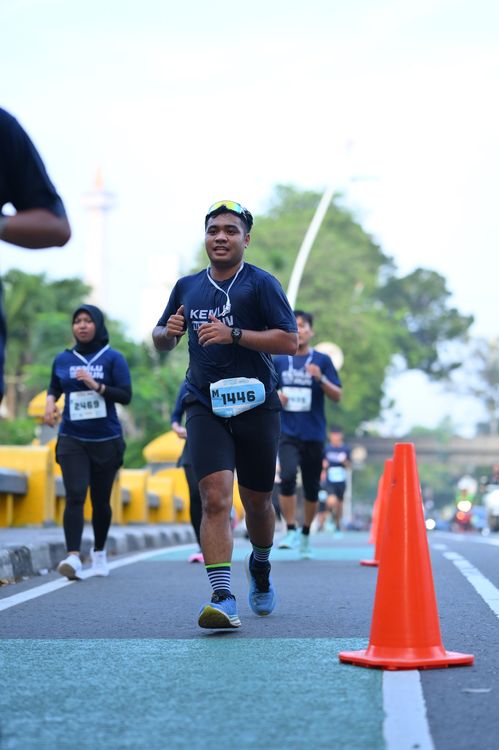 Race photo from KEMLU RUN 2025
