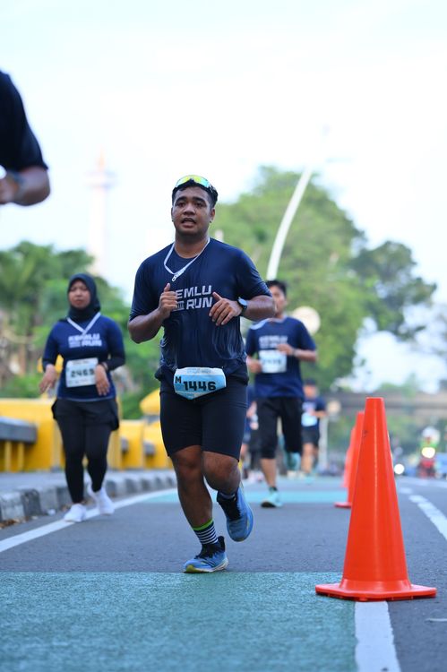 Race photo from KEMLU RUN 2025