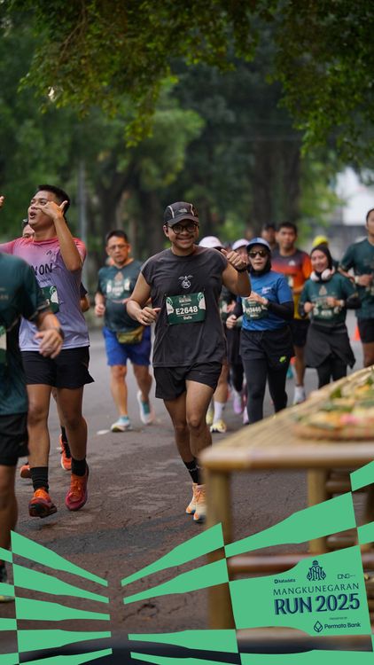 Race photo from Mangkunegaran Run 2025