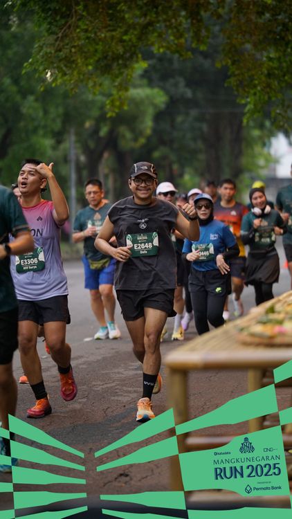 Race photo from Mangkunegaran Run 2025