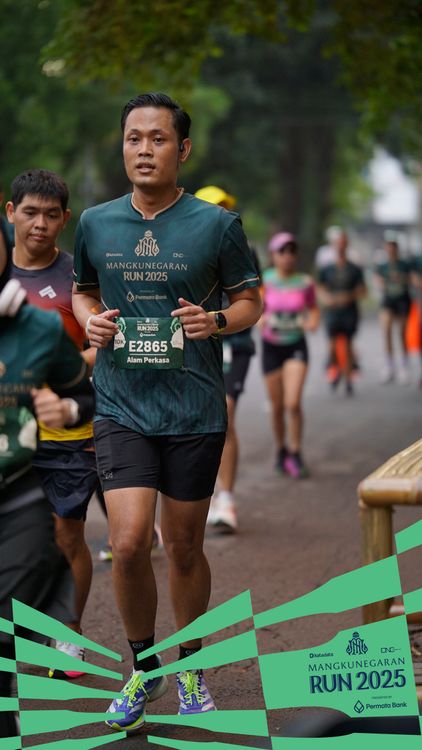 Race photo from Mangkunegaran Run 2025