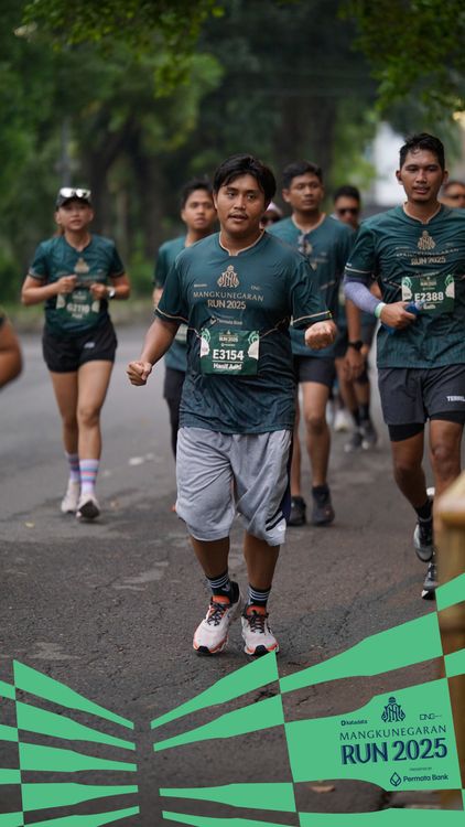 Race photo from Mangkunegaran Run 2025