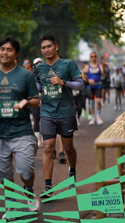 Race photo from Mangkunegaran Run 2025