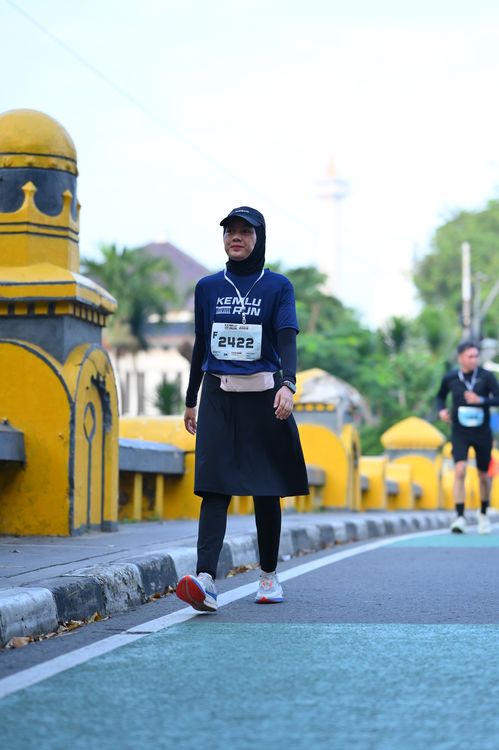 Race photo from KEMLU RUN 2025
