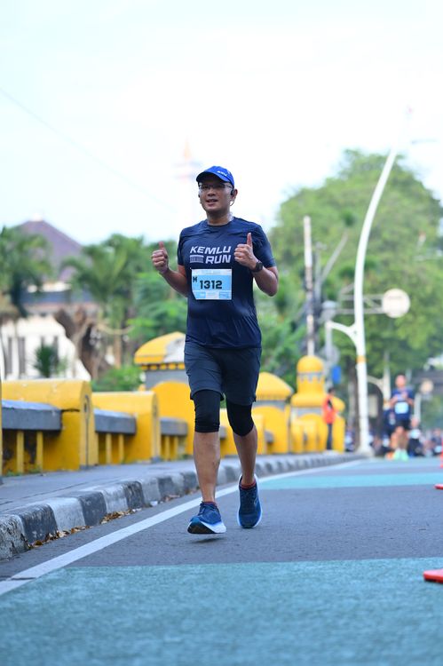 Race photo from KEMLU RUN 2025