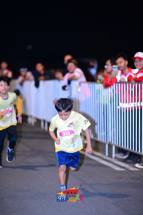 Race photo from CISANGKAN KBP CITY RUN 2025