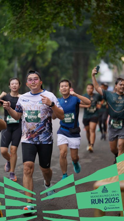 Race photo from Mangkunegaran Run 2025
