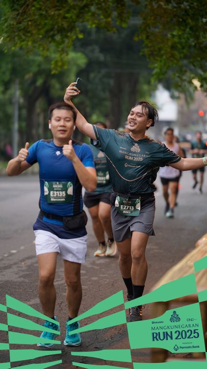 Race photo from Mangkunegaran Run 2025