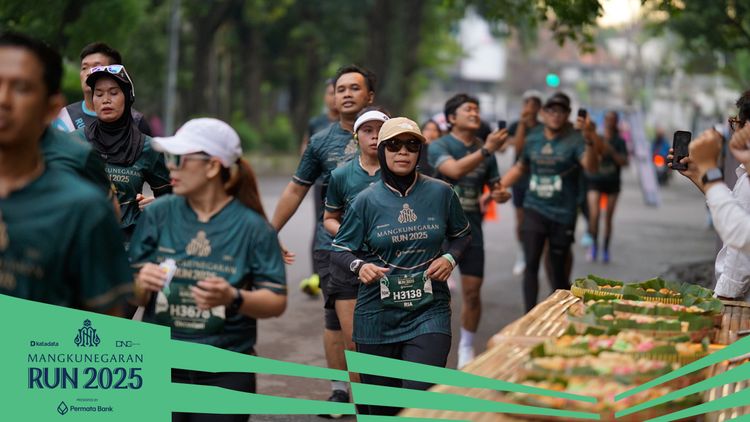 Race photo from Mangkunegaran Run 2025