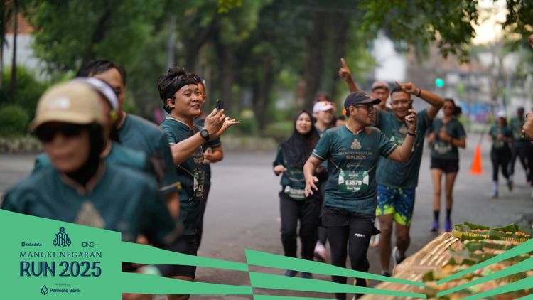 Race photo from Mangkunegaran Run 2025