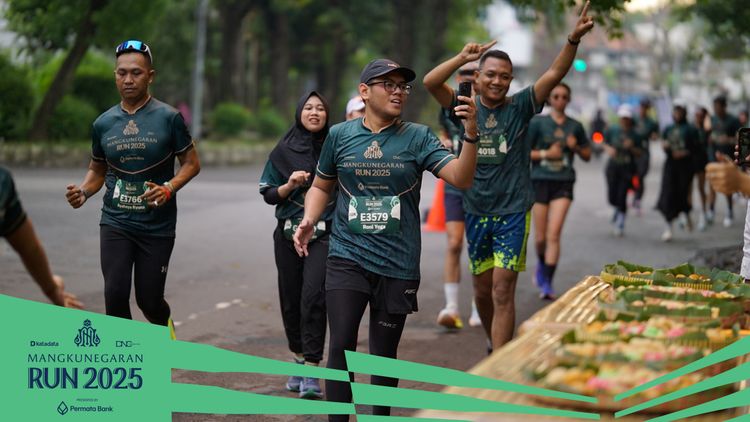 Race photo from Mangkunegaran Run 2025