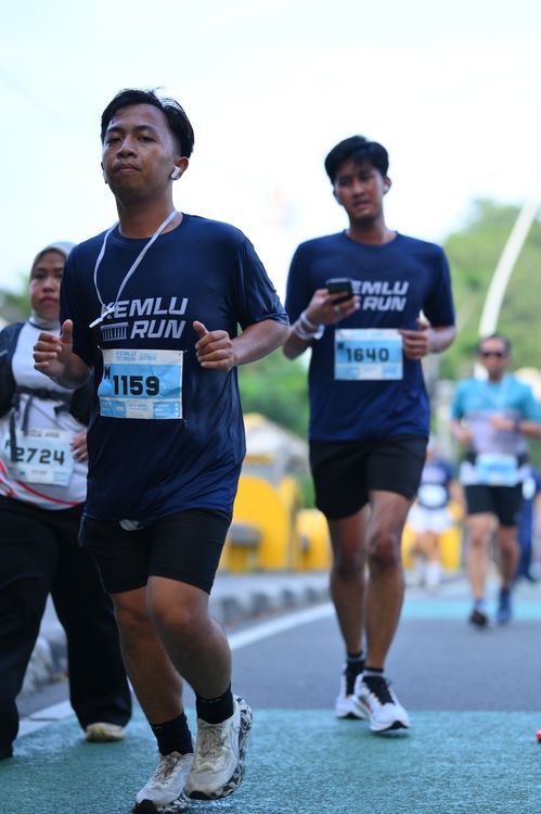 Race photo from KEMLU RUN 2025
