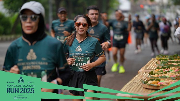 Race photo from Mangkunegaran Run 2025