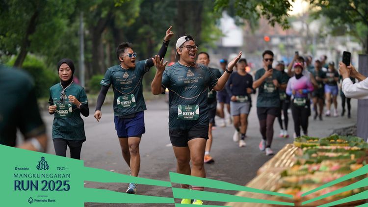 Race photo from Mangkunegaran Run 2025