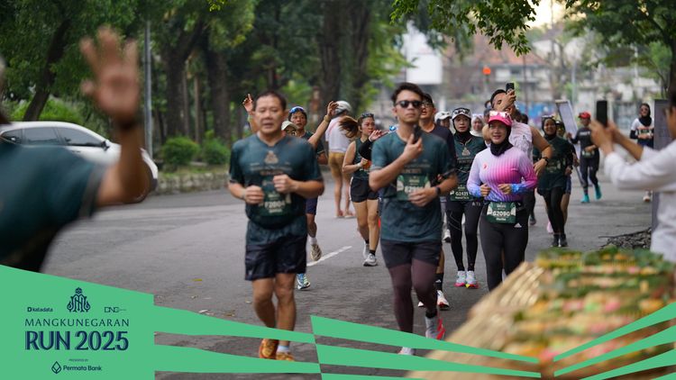 Race photo from Mangkunegaran Run 2025