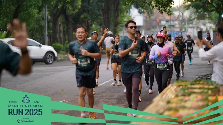 Race photo from Mangkunegaran Run 2025