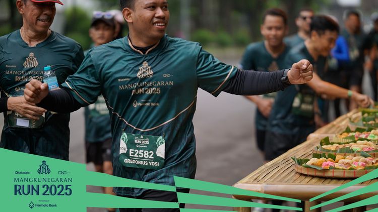 Race photo from Mangkunegaran Run 2025