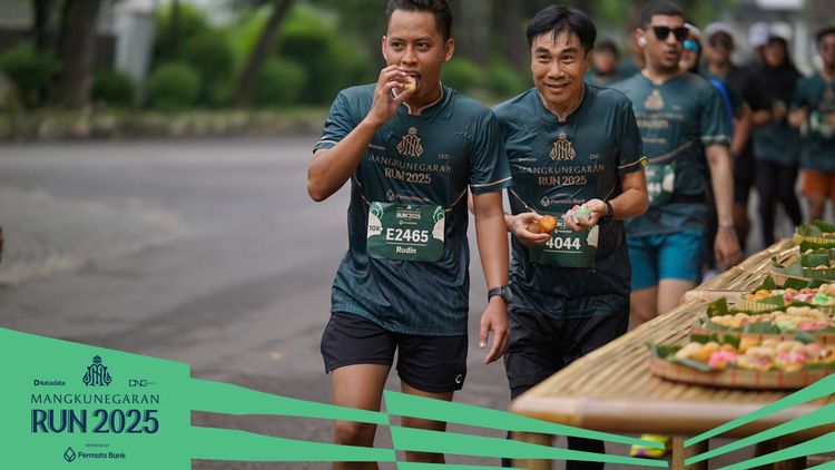Race photo from Mangkunegaran Run 2025
