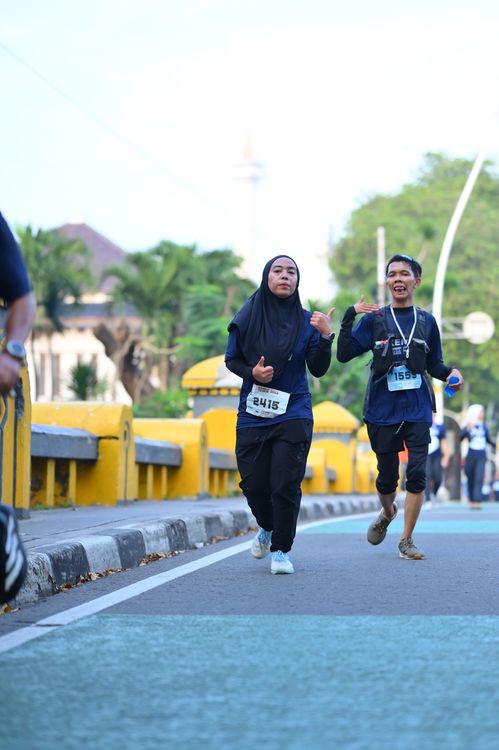 Race photo from KEMLU RUN 2025