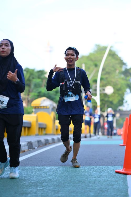 Race photo from KEMLU RUN 2025