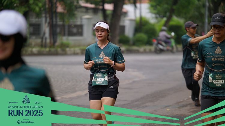 Race photo from Mangkunegaran Run 2025