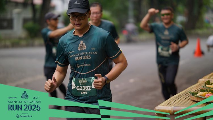 Race photo from Mangkunegaran Run 2025
