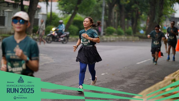 Race photo from Mangkunegaran Run 2025