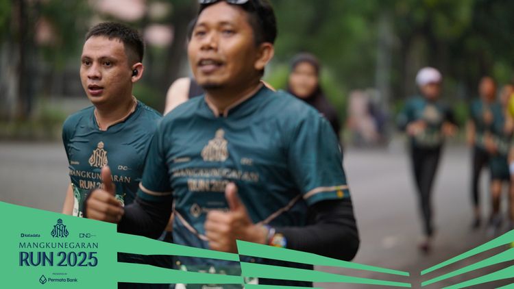 Race photo from Mangkunegaran Run 2025