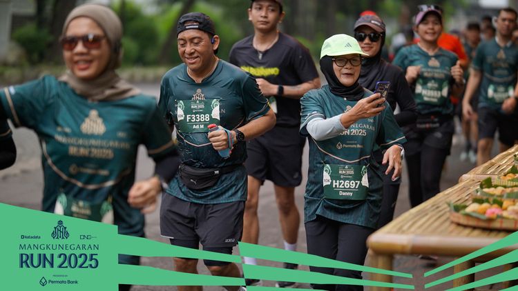 Race photo from Mangkunegaran Run 2025