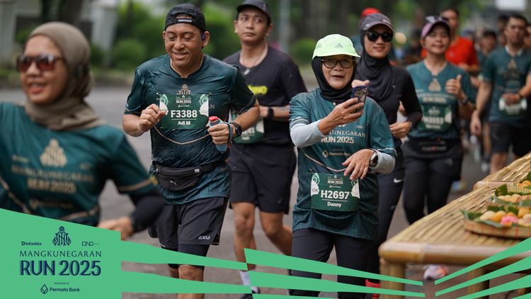 Race photo from Mangkunegaran Run 2025
