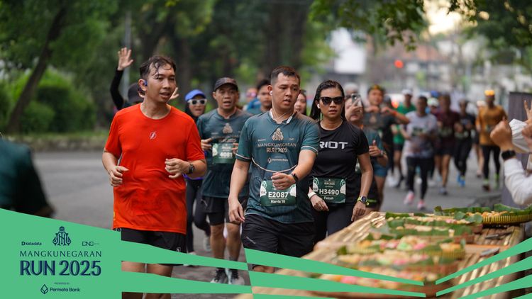 Race photo from Mangkunegaran Run 2025