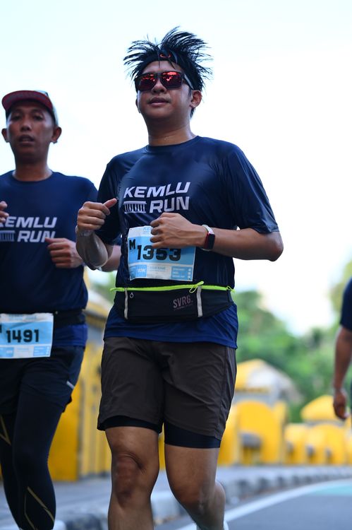 Race photo from KEMLU RUN 2025