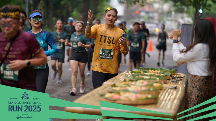 Race photo from Mangkunegaran Run 2025