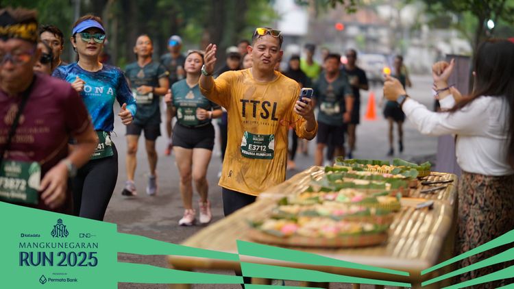 Race photo from Mangkunegaran Run 2025