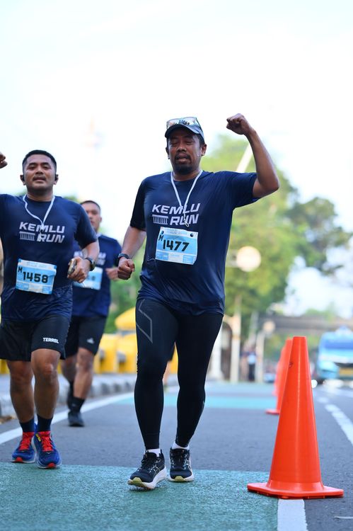 Race photo from KEMLU RUN 2025