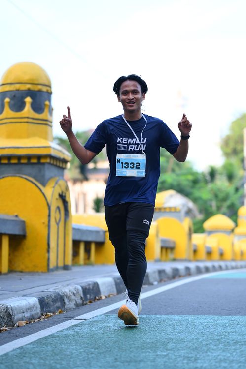Race photo from KEMLU RUN 2025