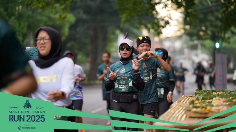 Race photo from Mangkunegaran Run 2025