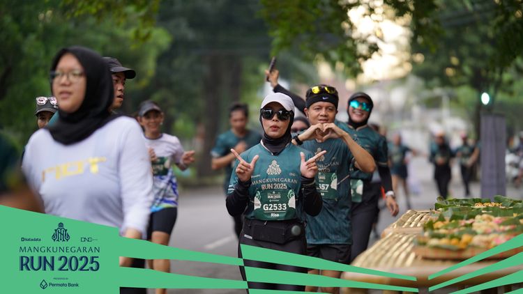 Race photo from Mangkunegaran Run 2025