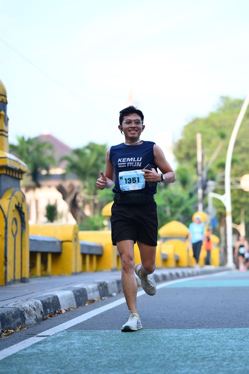 Race photo from KEMLU RUN 2025