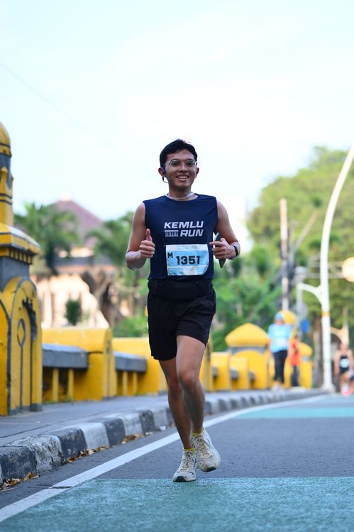 Race photo from KEMLU RUN 2025
