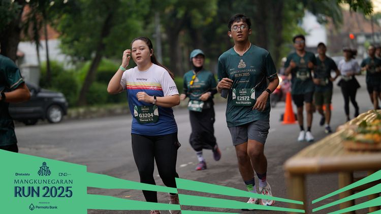 Race photo from Mangkunegaran Run 2025