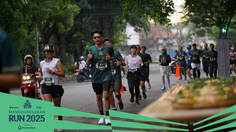 Race photo from Mangkunegaran Run 2025