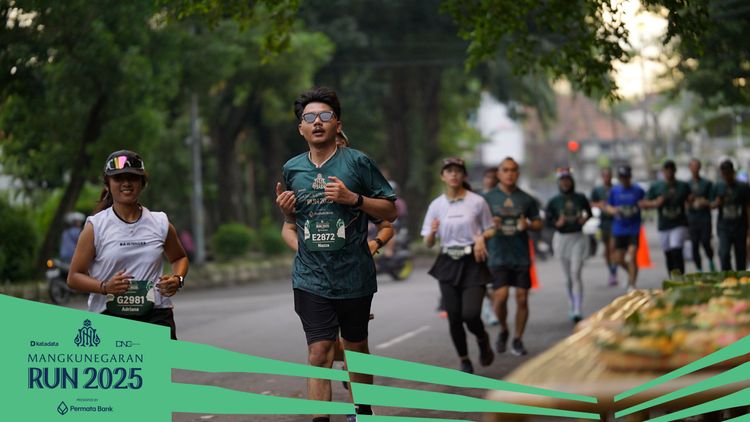 Race photo from Mangkunegaran Run 2025