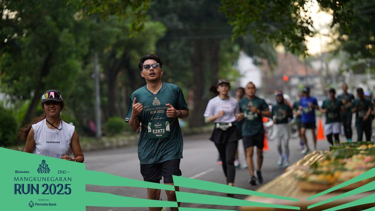 Race photo from Mangkunegaran Run 2025