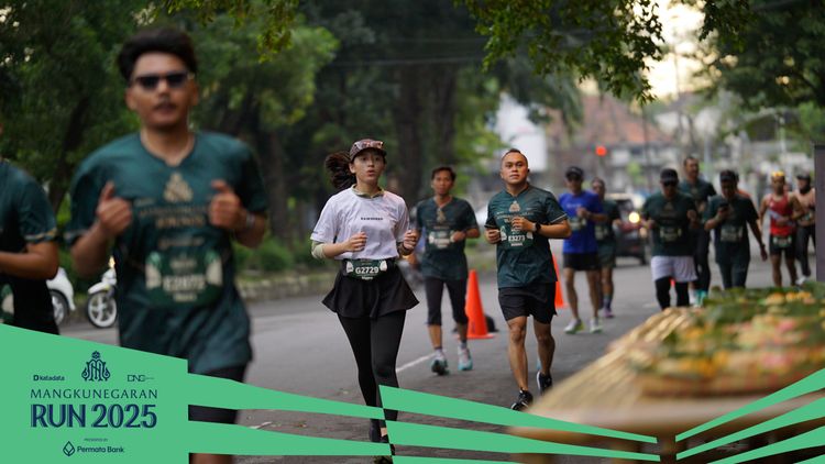 Race photo from Mangkunegaran Run 2025