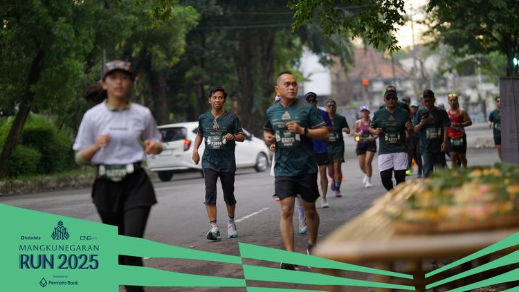 Race photo from Mangkunegaran Run 2025