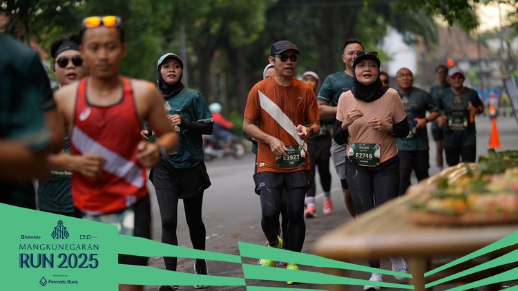 Race photo from Mangkunegaran Run 2025