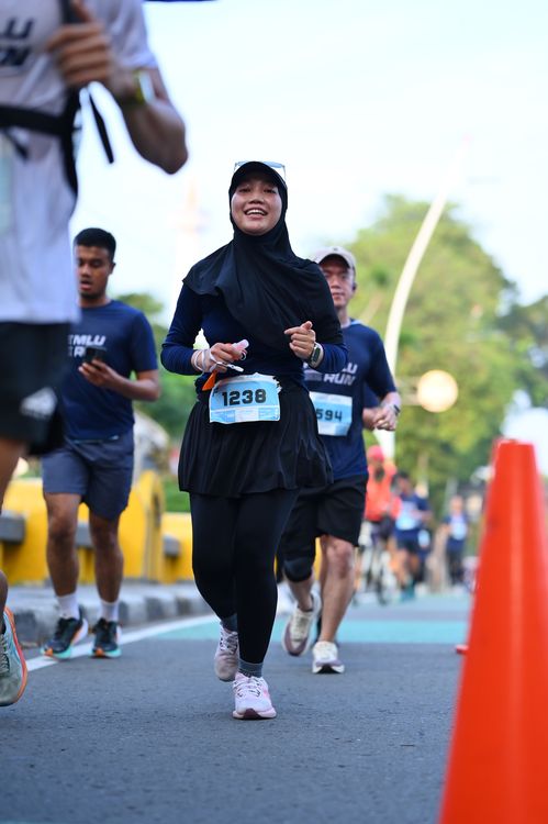 Race photo from KEMLU RUN 2025