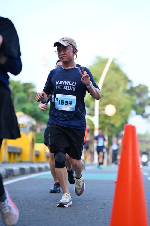 Race photo from KEMLU RUN 2025